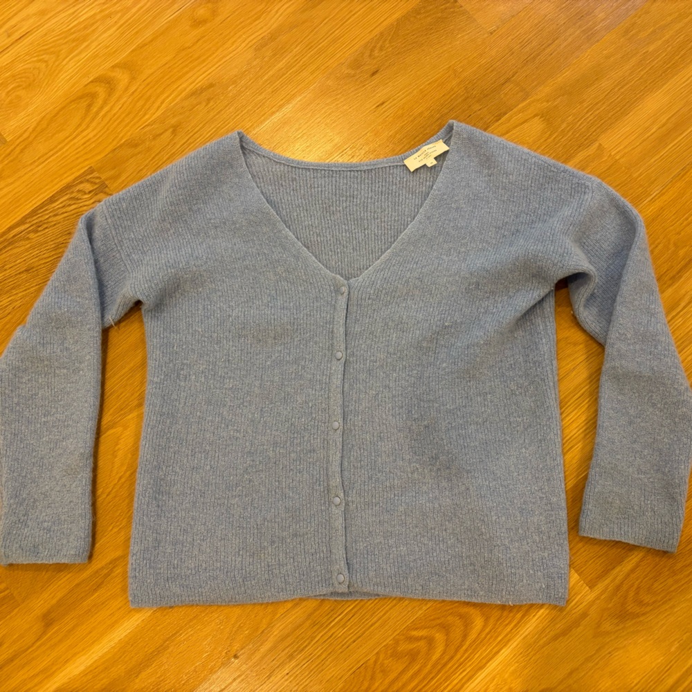 Sezane sky Blue Barry cardigan size Medium
